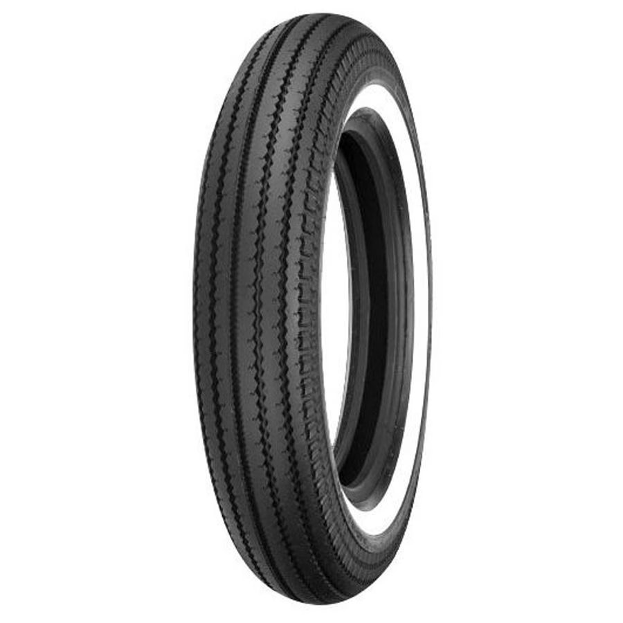 Shinko Super Classic 270 Front Whitewall Tire - 3.00-21 Tube Type 87-4634