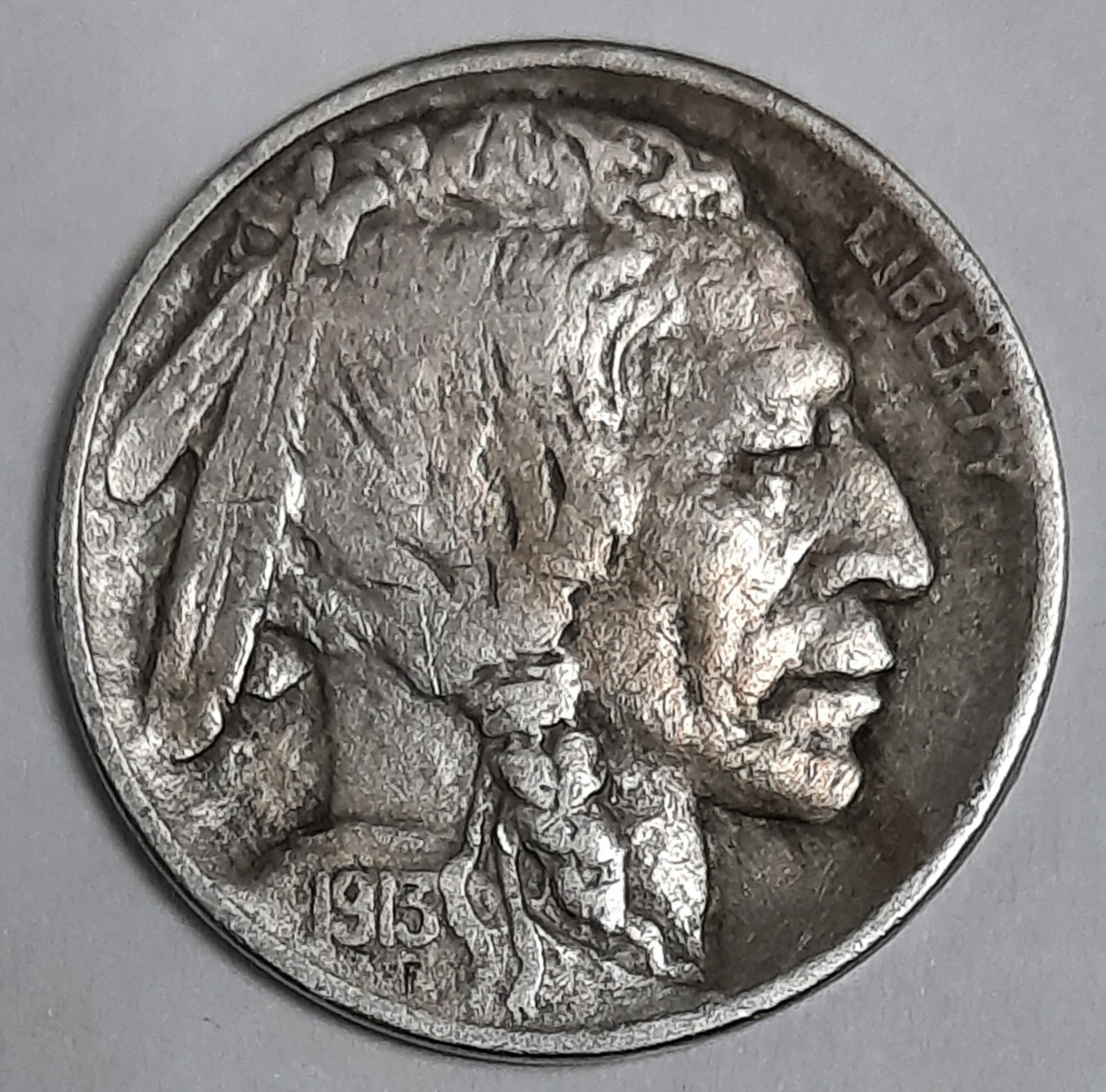 1913-P Buffalo Nickel--Type 2