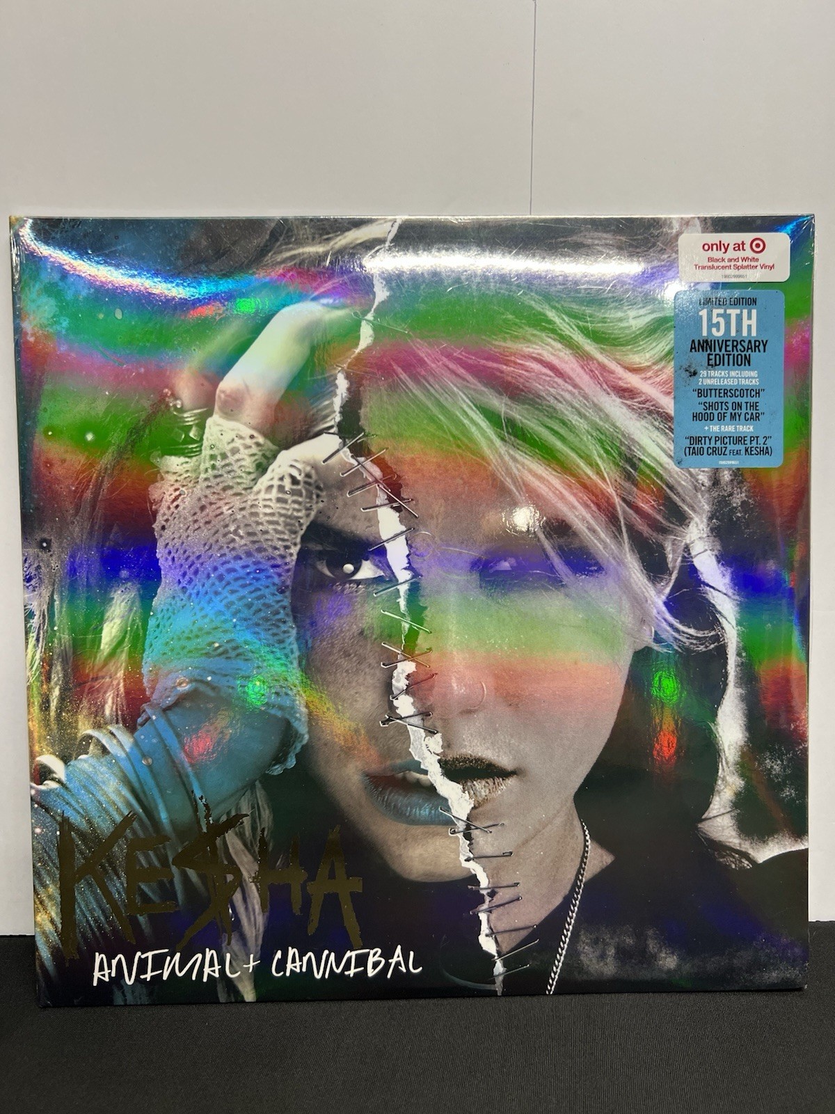 KESHA Animal & Cannibal  2 LPs BLACK & WHITE Tranlucent Splatter Vinyl 15th Anni