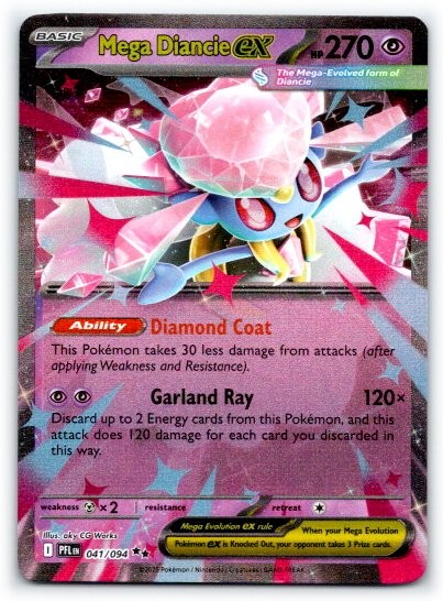 TCG - Mega Diancie ex 041/094 ~ English Near Mint