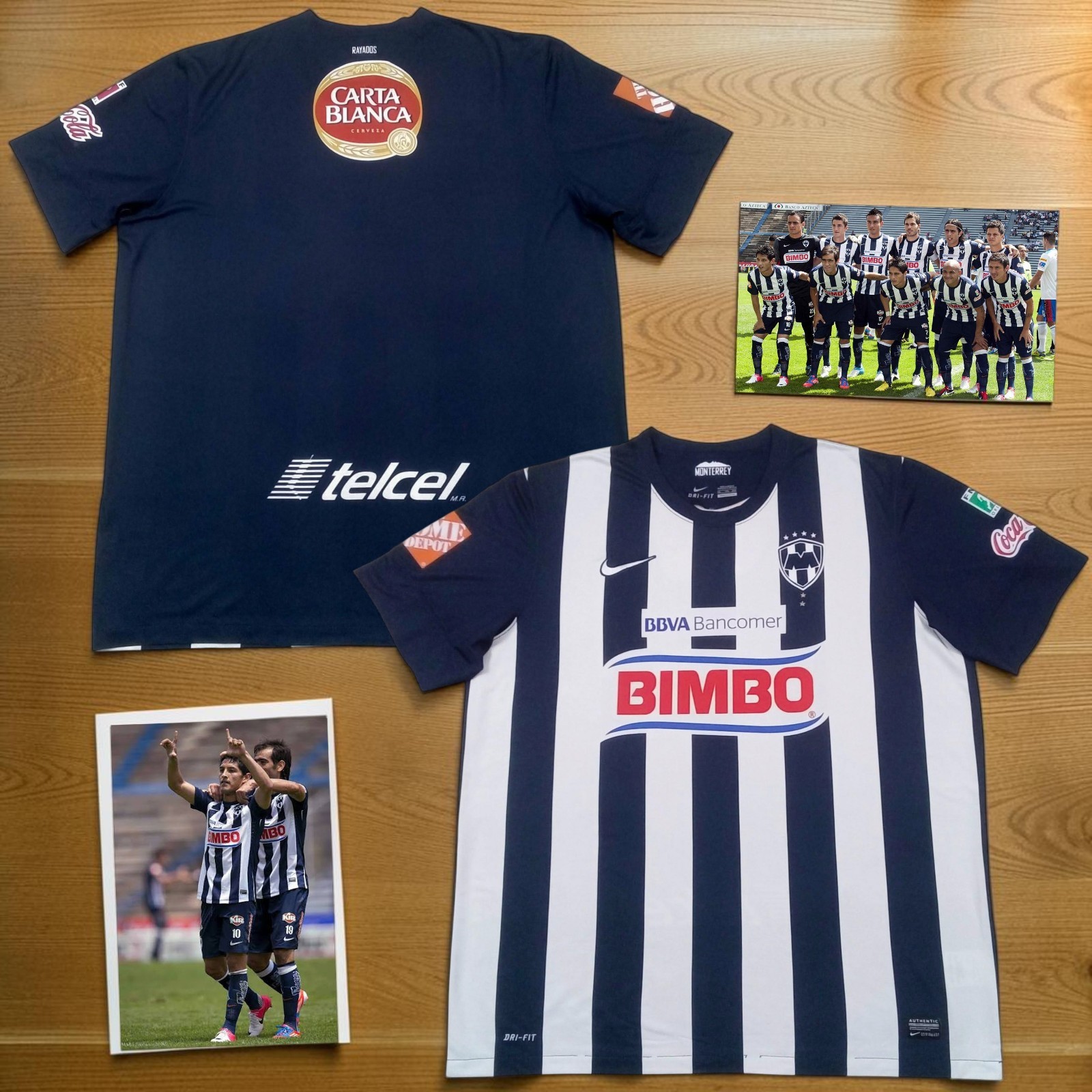 RARE 2012/13 CF Monterrey Rayados Bimbo Liga MX Nike Soccer Jersey Size XXL