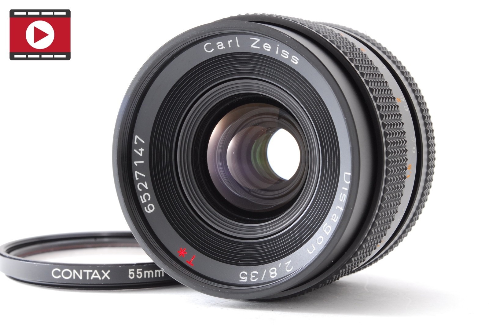 ▶️CLA\'d [N MINT] CONTAX Carl Zeiss Distagon 35mm f2.8 T* AEJ MF Lens C/Y JAPAN