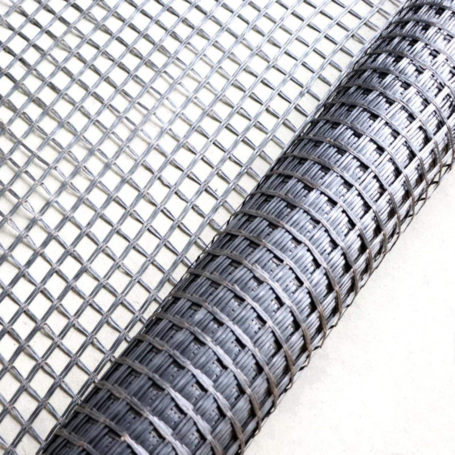 Universal Retaining Wall Geogrid Roll 4\' X 98\' for Walls up to 6 Feet in Height