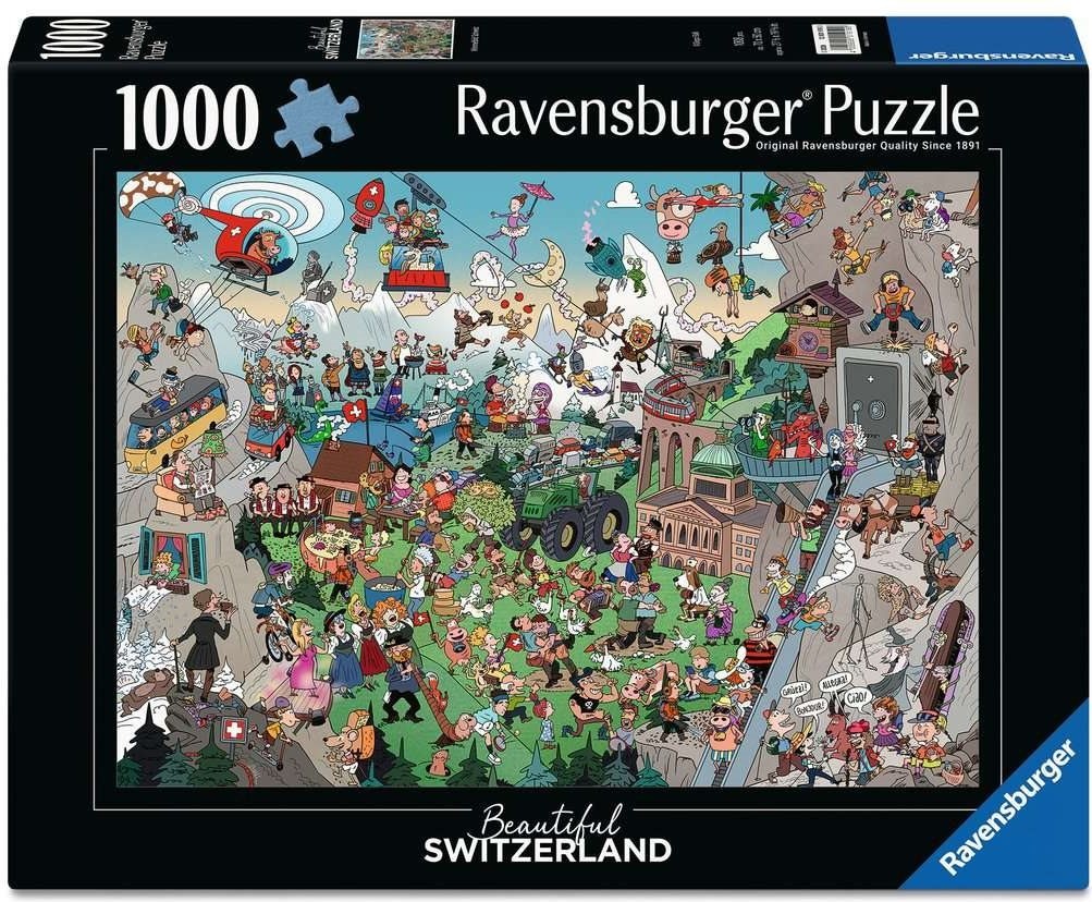 NEW RAVENSBURGER 1000 Pieces Jigsaw Puzzle Landscapes Beautiful Switzerland