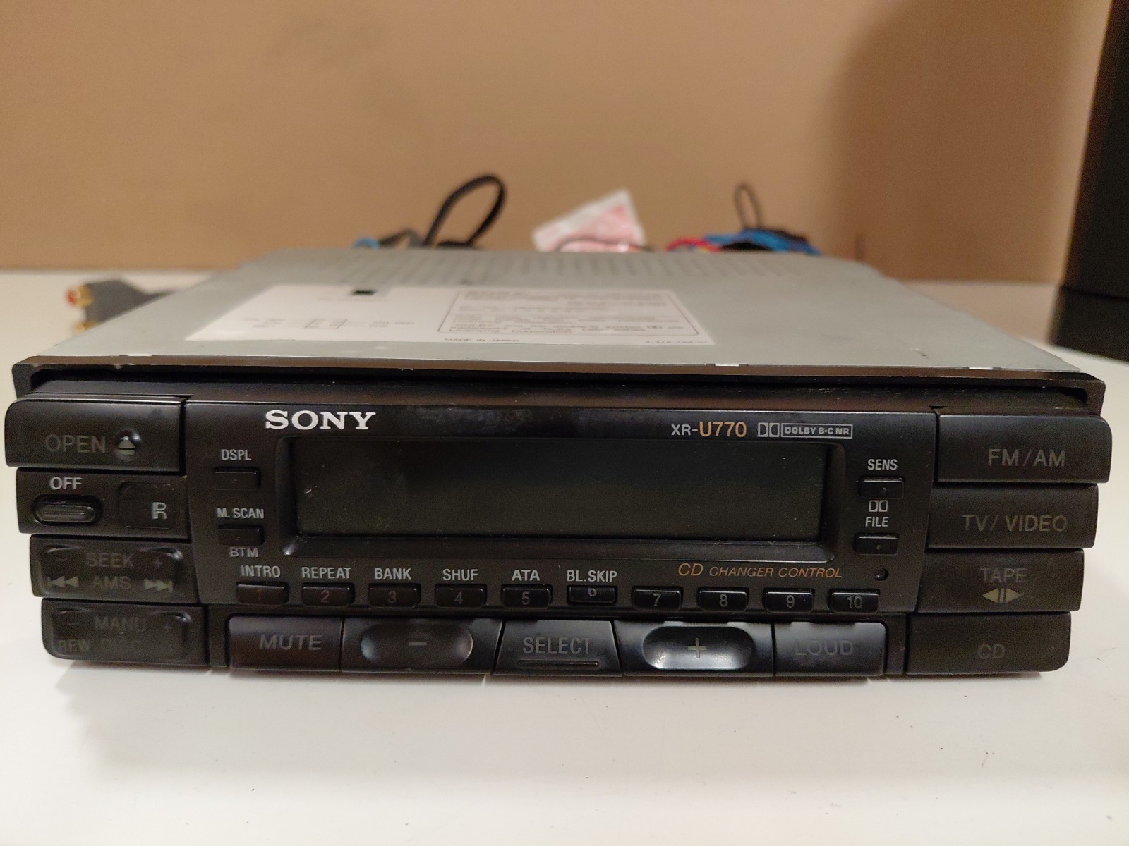 Sony XR-U770 Car Stereo Receiver Vintage Pre-Amp Only  Rare JDM