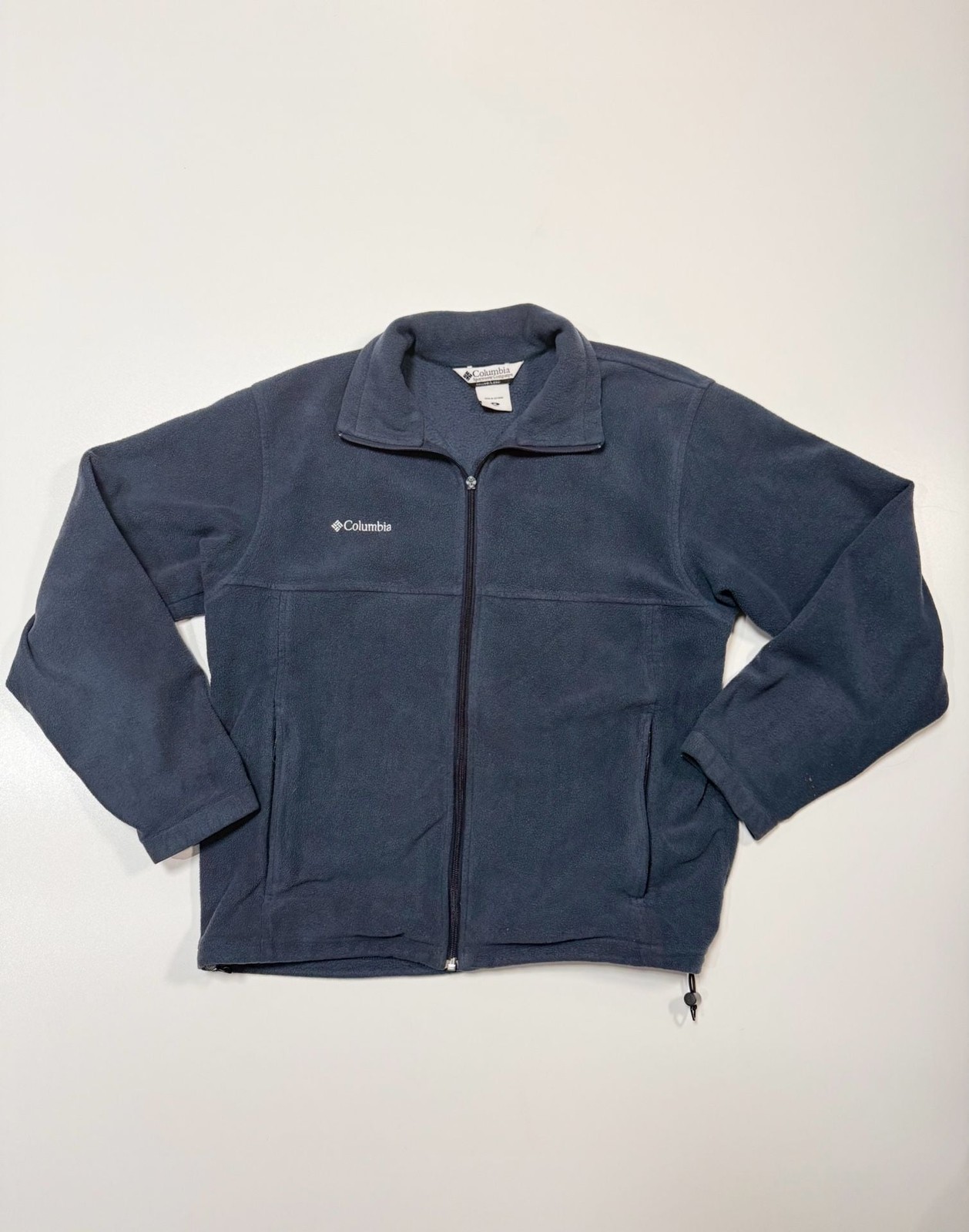 Columbia Mens Steens Mountain Full Zip Fleece Jacket Blue Gray Men\'s Gorpcore