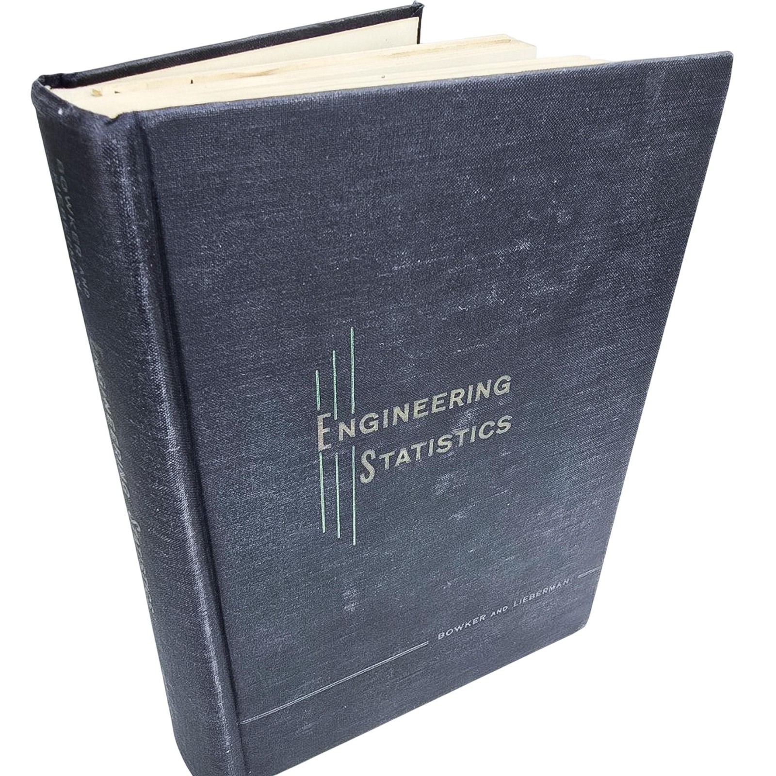 Engineering Statistics Bowker Lieberman Black HC 1960 Engineering TextBook Vtg Engineering Statistics Bowker Lieberman Black HC 1960 Engineering TextBook Vtg