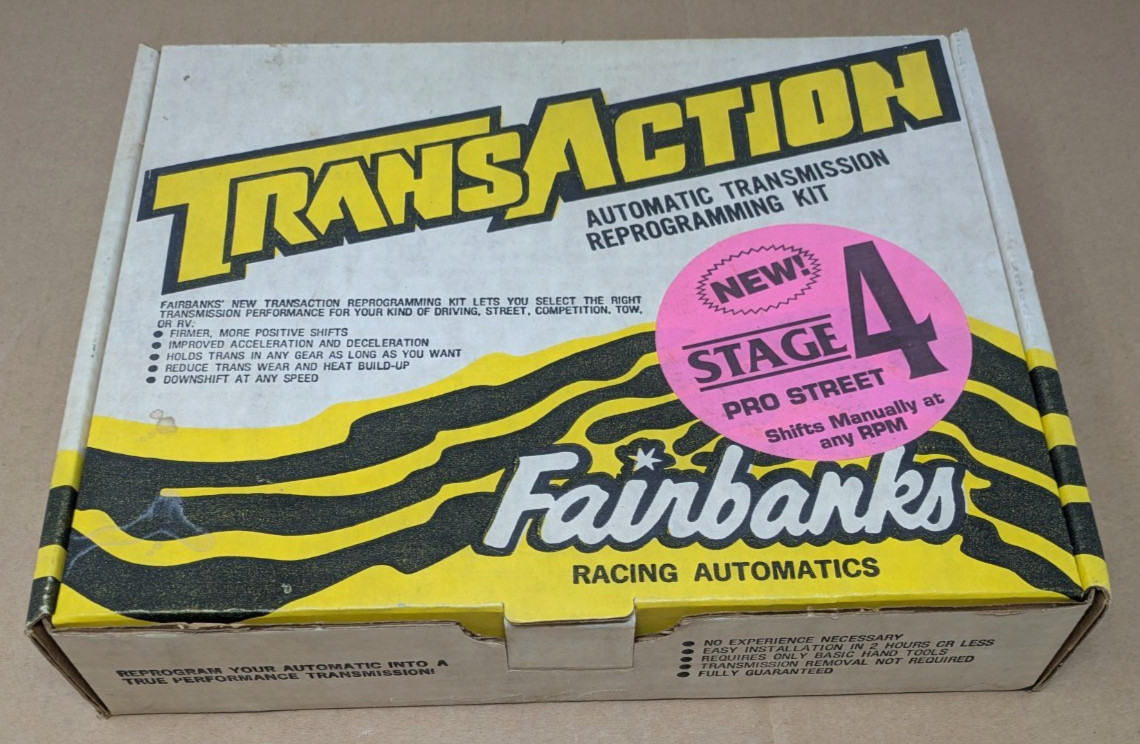 Vintage Turbo 350 Transmission Fairbanks 31006 TransAction Shift Kit