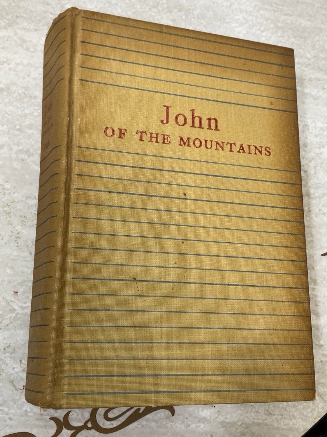 1938 JOHN MUIR John of the Mountains FIRST EDITION 1st Printing Houghton Mifflin