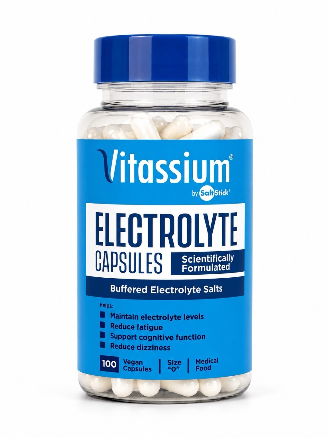 Vitassium by SaltStick Electrolyte - 100 CT | Potassium 100mg Sodium 500mg Vitassium by SaltStick Electrolyte - 100 CT | Potassium 100mg Sodium 500mg