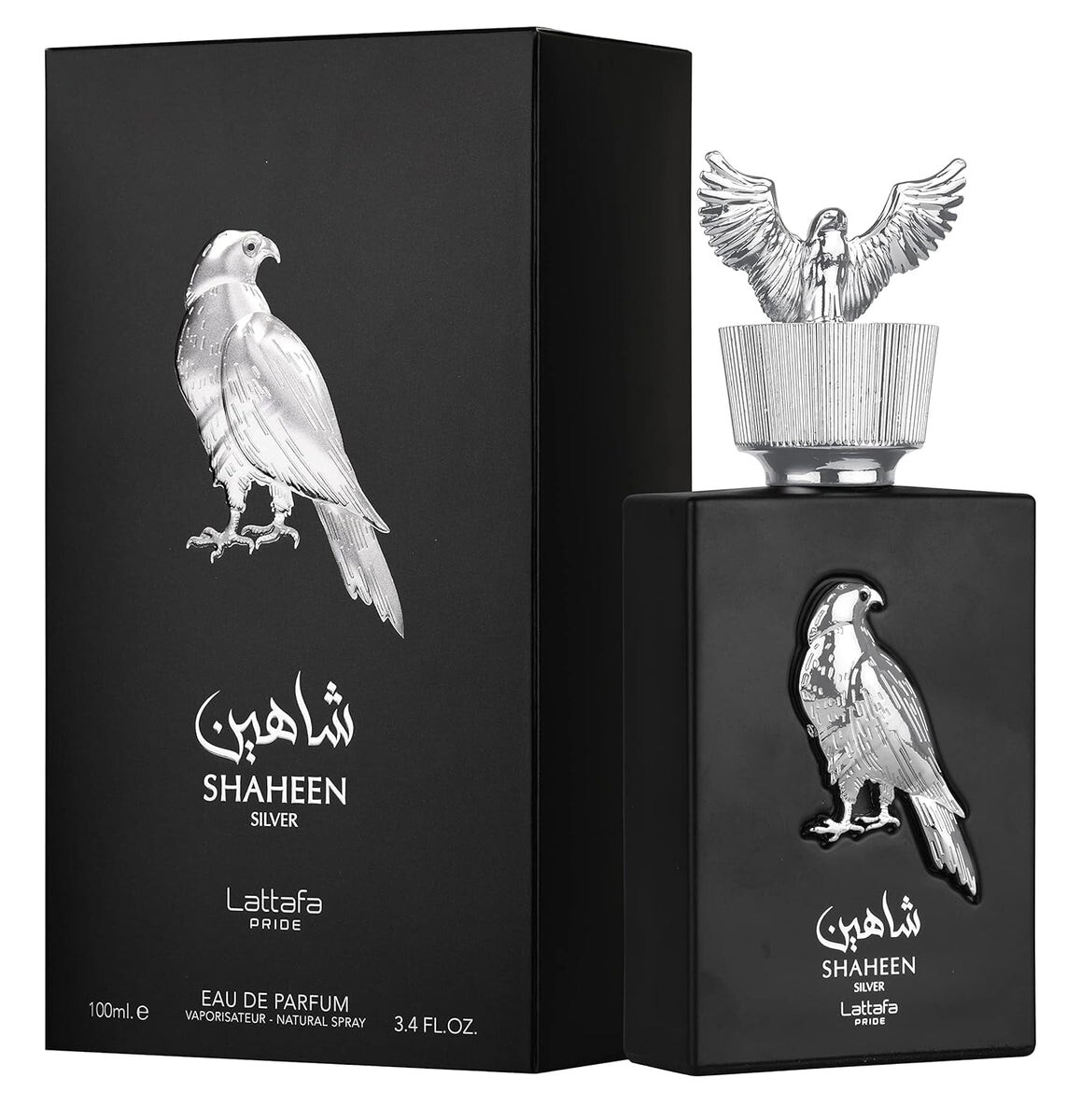 Lattafa Pride Shaheen Silver Natural Spray Eau De Parfum 100ml-  