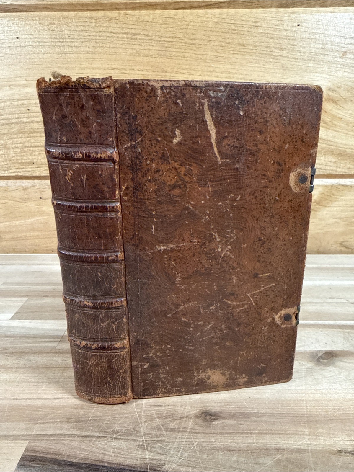 1803 GERMAN NEW TESTAMENT germantown MICHAEL BILLMEYER leather OLD antique RARE