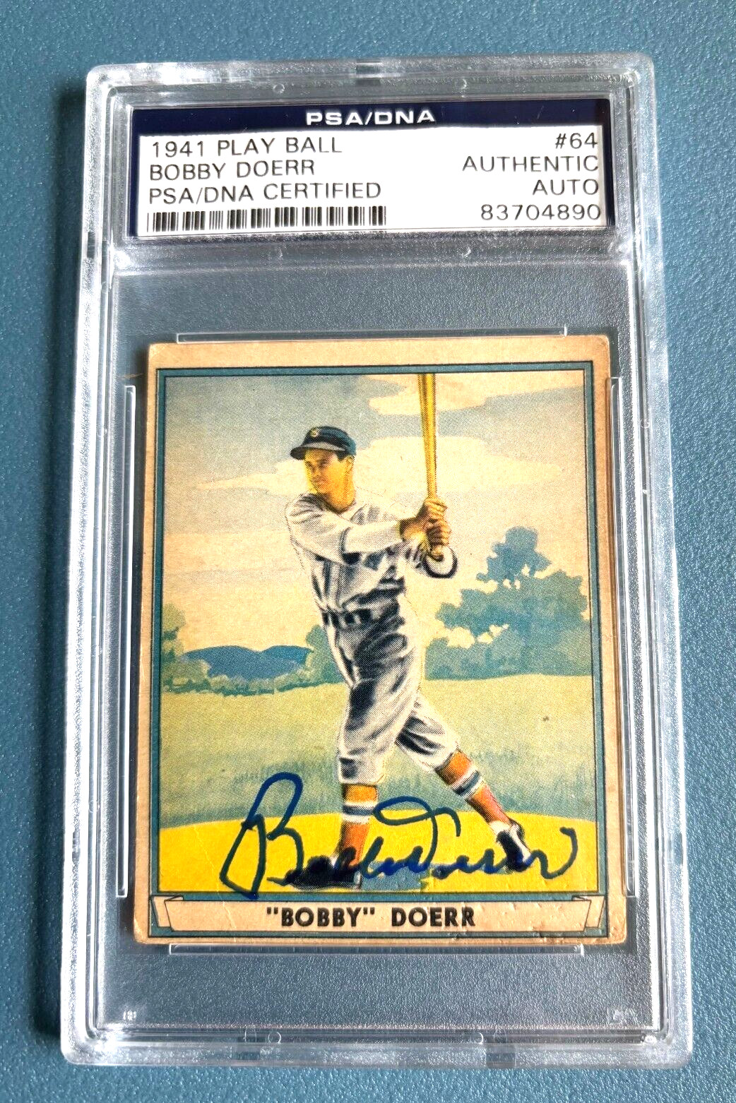 1941 Play Ball Bobby Doerr AUTO HOF PSA/DNA #64