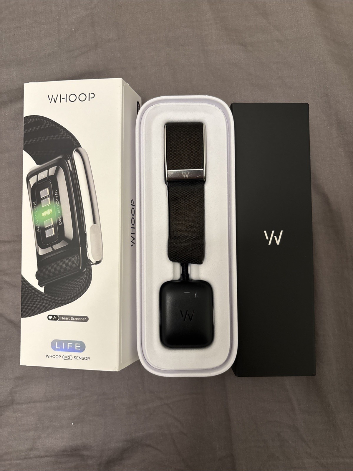 WHOOP 5.0 MG Activity Tracker Black Wrist Band w/ Rechargeable Battery Pack WHOOP 5.0 MG Activity Tracker Black Wrist Band w/ Rechargeable Battery Pack