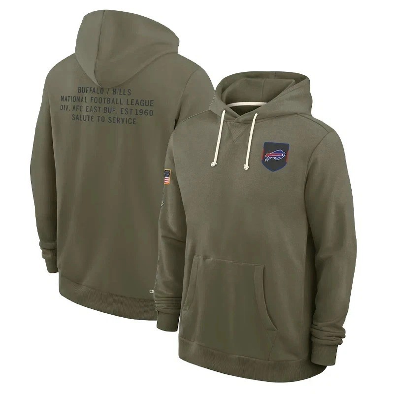Men\'s Olive 2025 Salute to Service Sideline Dri-FIT Hoodie Men\'s Olive 2025 Salute to Service Sideline Dri-FIT Hoodie