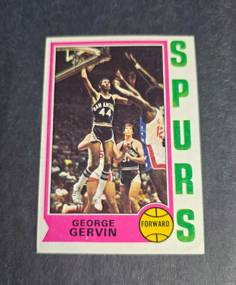 1974-75 Topps GEORGE GERVIN (RC) #196