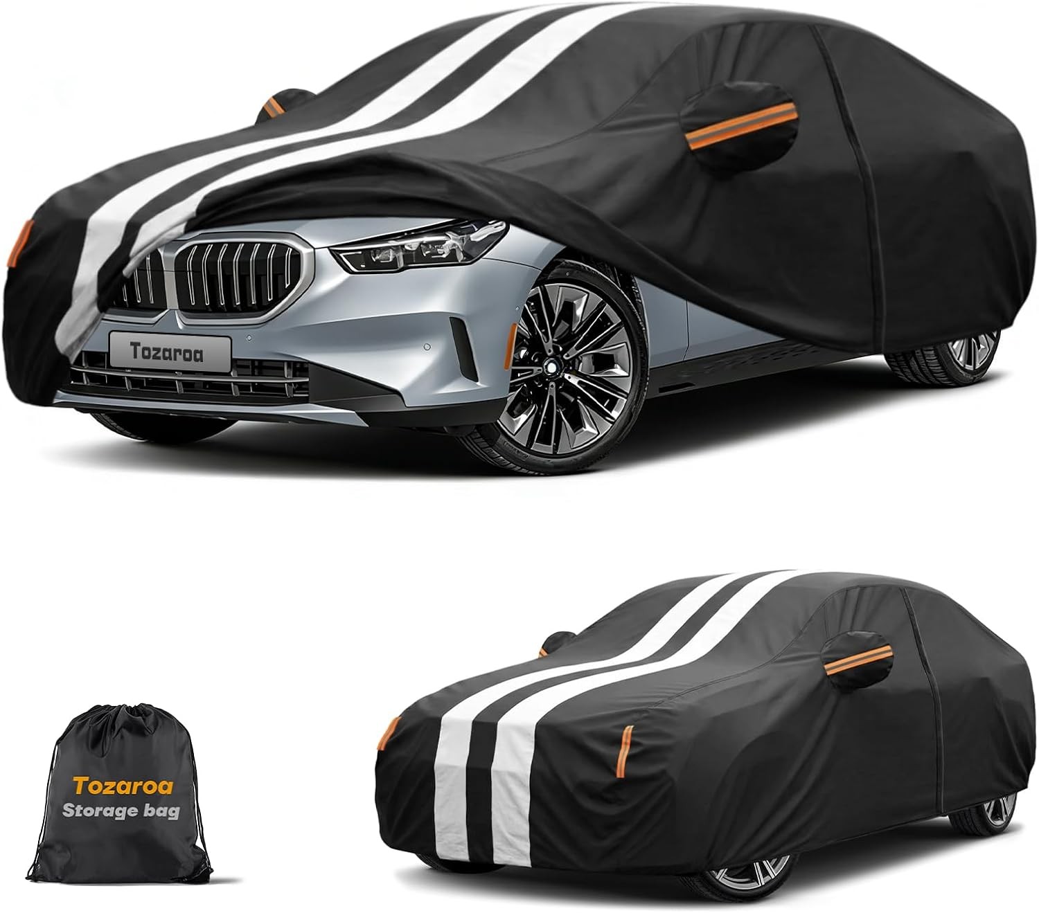 Multi-Layer Car Cover Custom Fit for BMW 5 Series 528i 530i 535i 540i M5 M550i