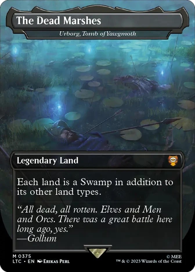 The Dead Marshes - Urborg, Tomb of Yawgmoth The Lord of Rings Playtest Card