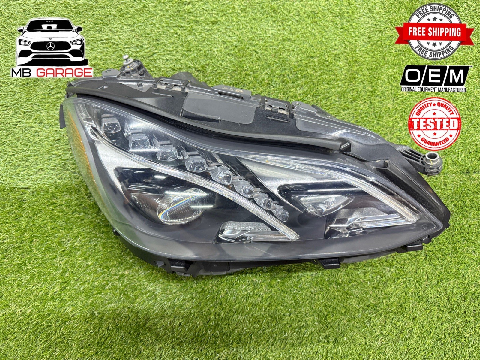 14-16 Mercedes E Class E550 E350 Right Dynamic Adaptive LED Xenon Headlight OEM