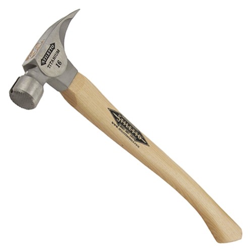 stiletto TI16MC 16oz Titanium MuscleHead Framer Hammer Milled Face/Curved Handle