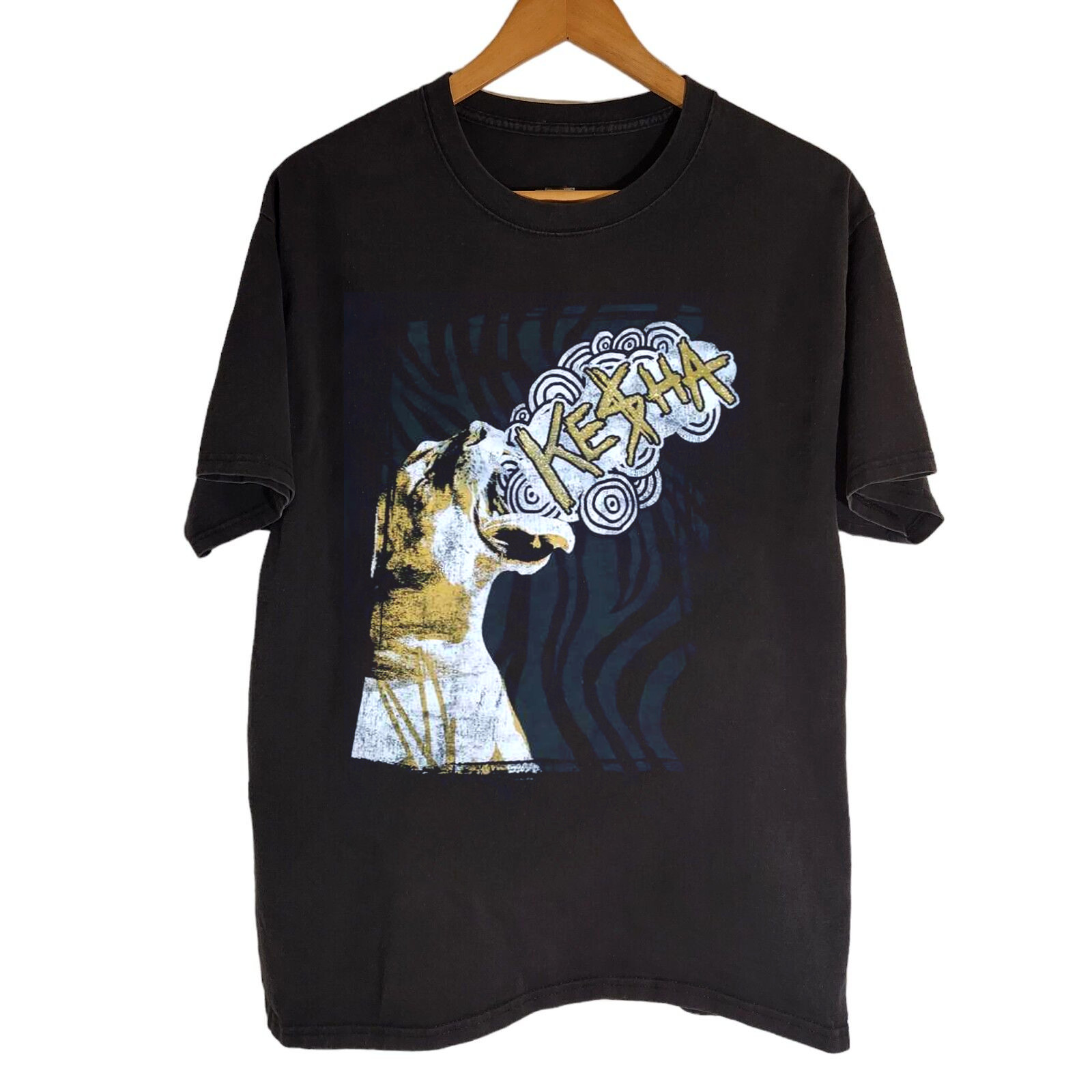 Collection Kesha American Singer Gift For Fan Black All Size Shirt  SS8