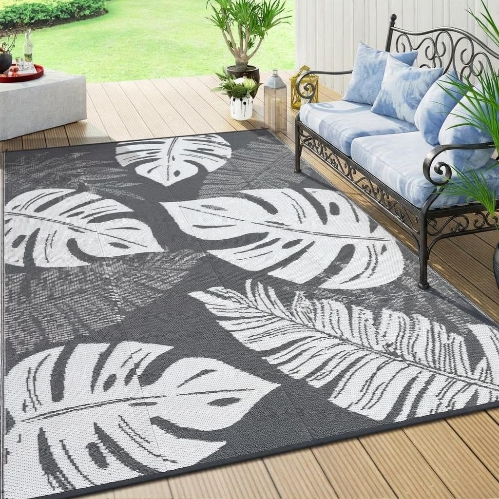8x10/9x12/18/10x14/20FT Waterproof Outdoor Rug,Reversible Plastic Straw Rug,Porc 8x10/9x12/18/10x14/20FT Waterproof Outdoor Rug,Reversible Plastic Straw Rug,Porc