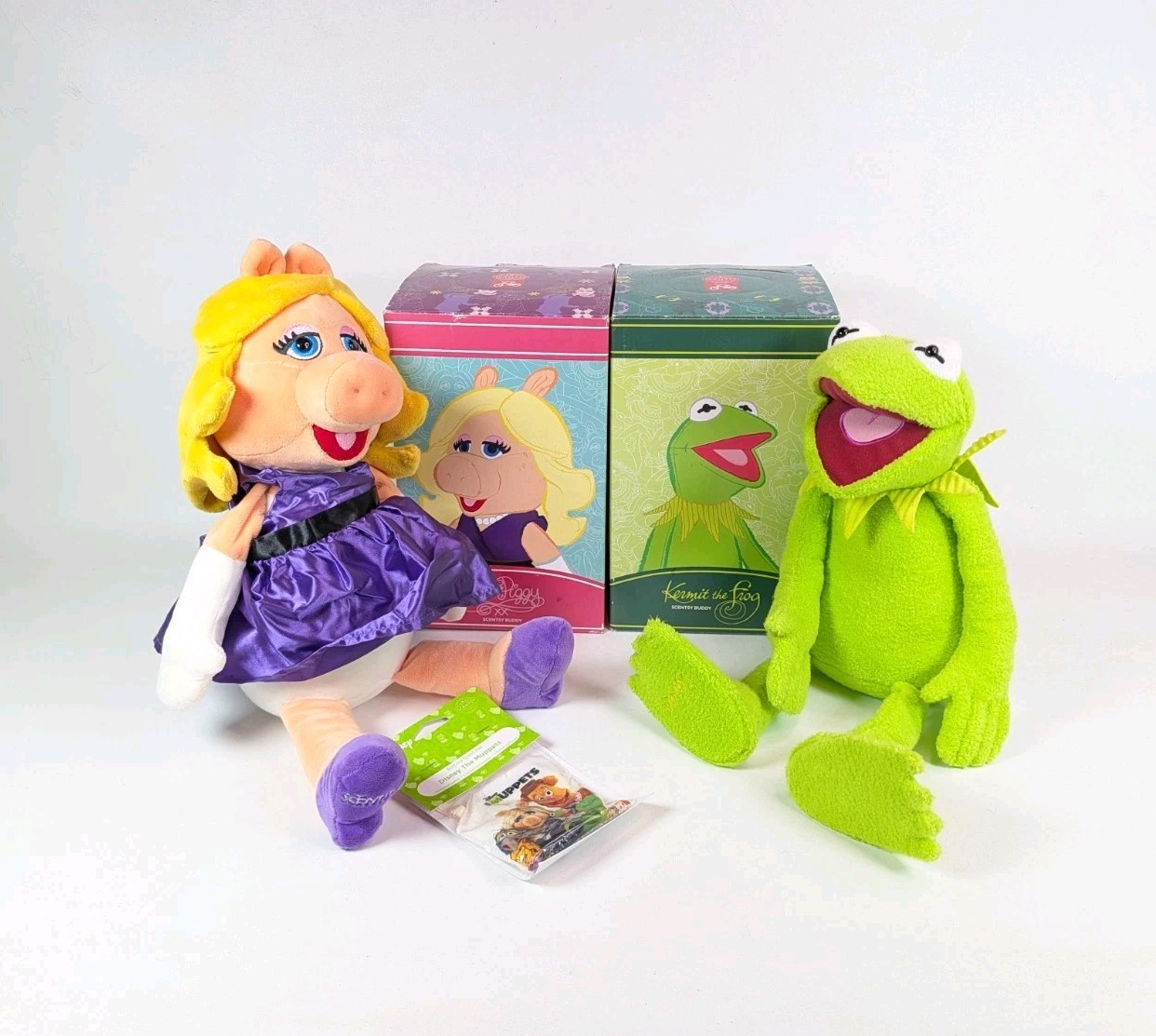 Scentsy Disney The Muppets Kermit the Frog & Miss Piggy Buddy Plush Set