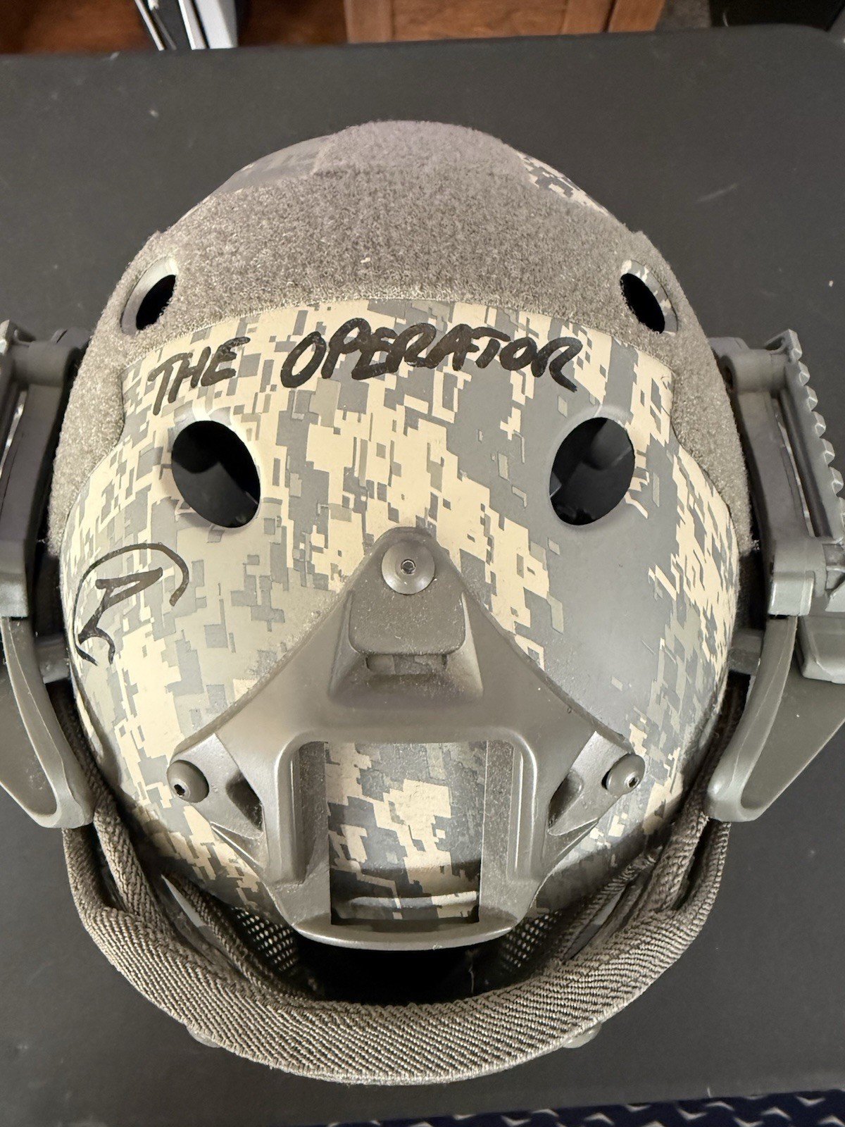 Signed Robert O’Neill Tactical Military Helmet 