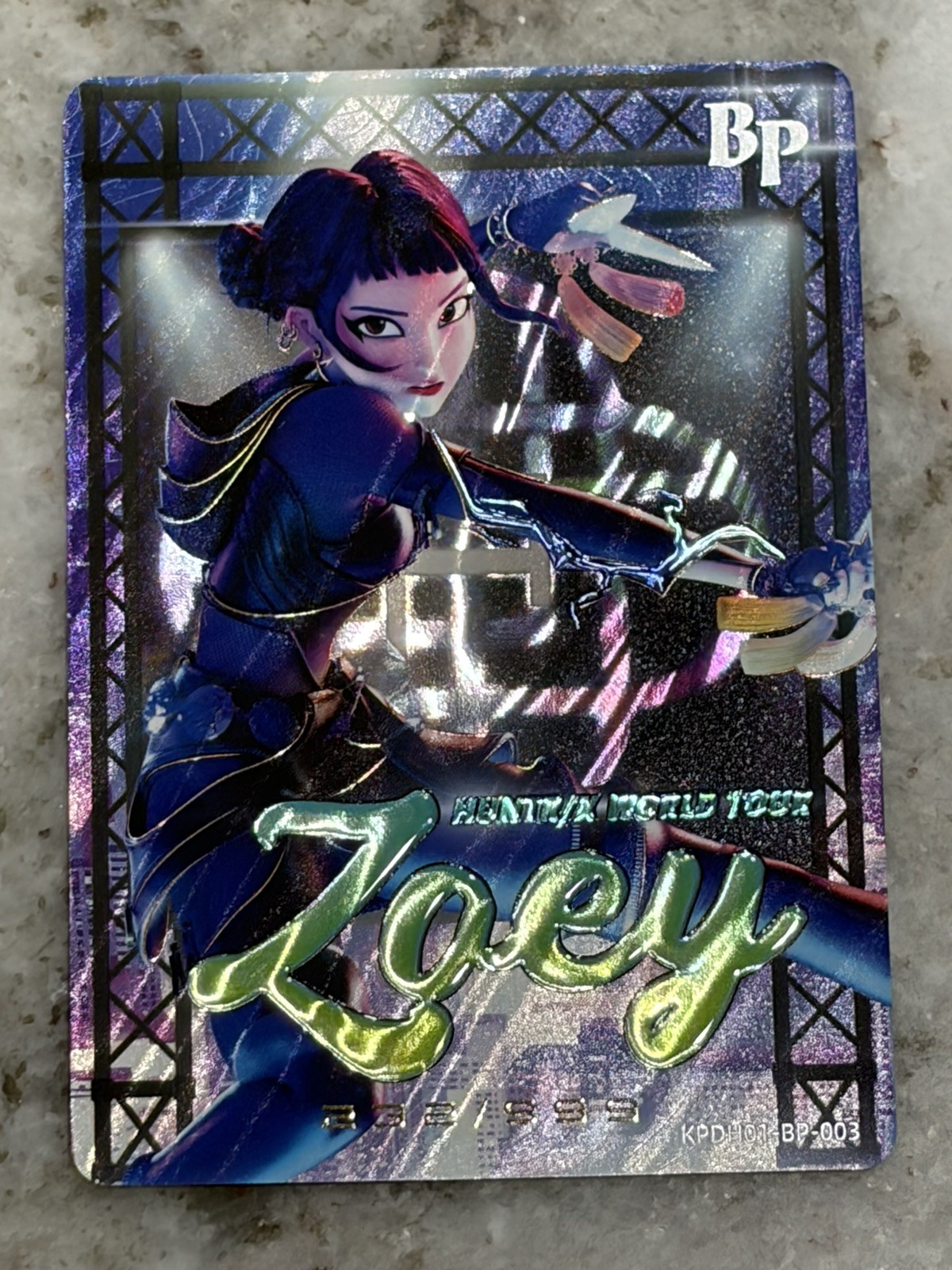 Kayou - Kpop Demon Hunters - Zoey BP-003 Serialised 232/999