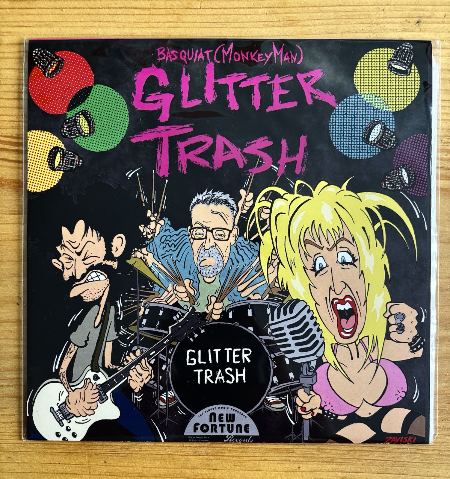 Glitter Trash/The Dogs Split 45 New Fortune Records 7 Glitter Trash/The Dogs Split 45 New Fortune Records 7