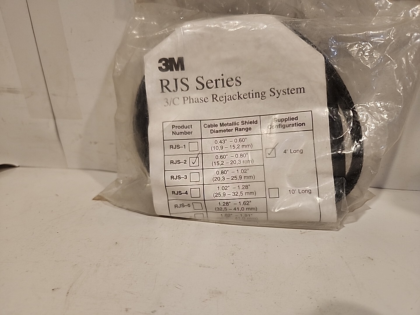 3M 3/C Phase Rejacketing System RJS-2 4\' Long
