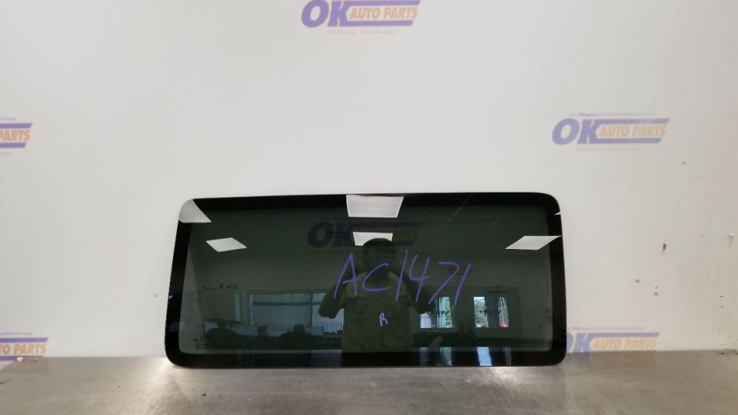 14 JEEP WRANGLER JK 2 DOOR QUARTER GLASS WINDOW REAR RIGHT PASSENGER