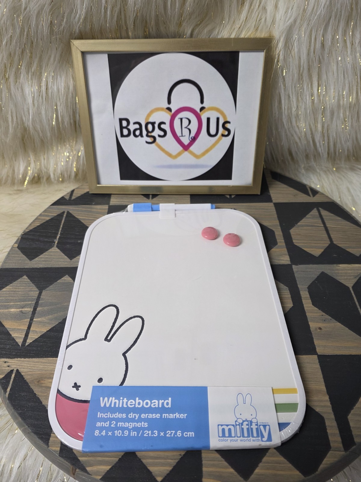 DICK BRUNA MIFFY WIPEABLE DRY ERASE BOARD W/MAGNETS & MARKER NEW FAST SHIP DICK BRUNA MIFFY WIPEABLE DRY ERASE BOARD W/MAGNETS & MARKER NEW FAST SHIP