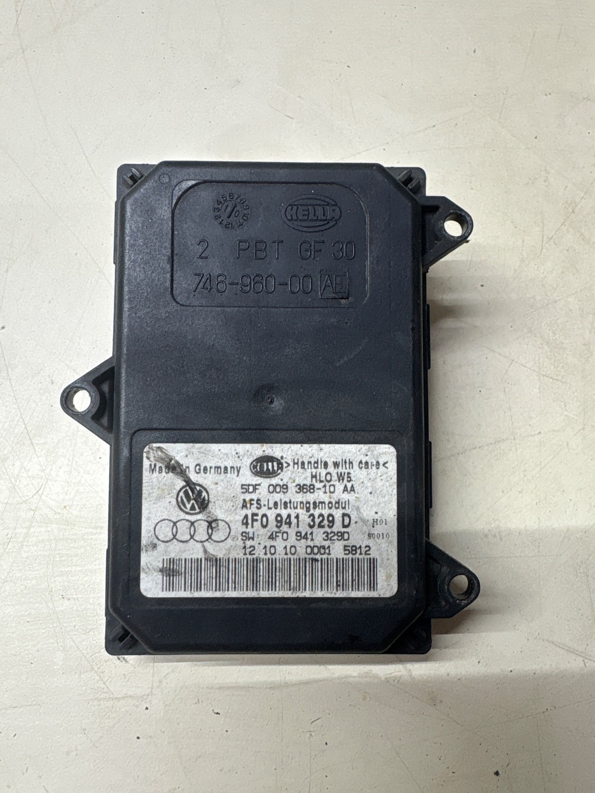 2006-2011 Audi A6 headlight ballast control xenon module 4F0 941 329 D