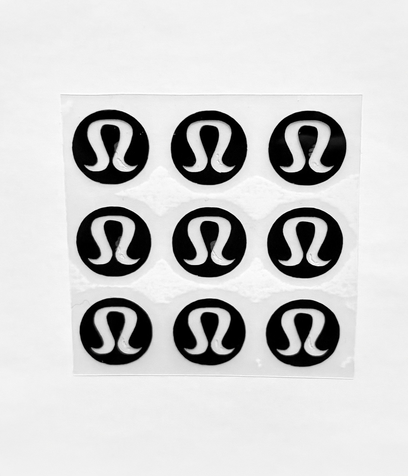 9 Pack Lululemon Black 1/2\'\' Iron On Vinyl Heat Transfer HTV 9 Pack Lululemon Black 1/2\'\' Iron On Vinyl Heat Transfer HTV