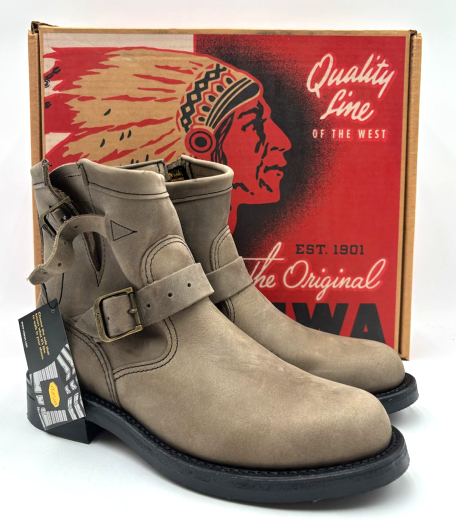 Chippewa CRAZY HORSE ENGINEER Women\'s NEW Leather Boot Gray Multiple Sizes