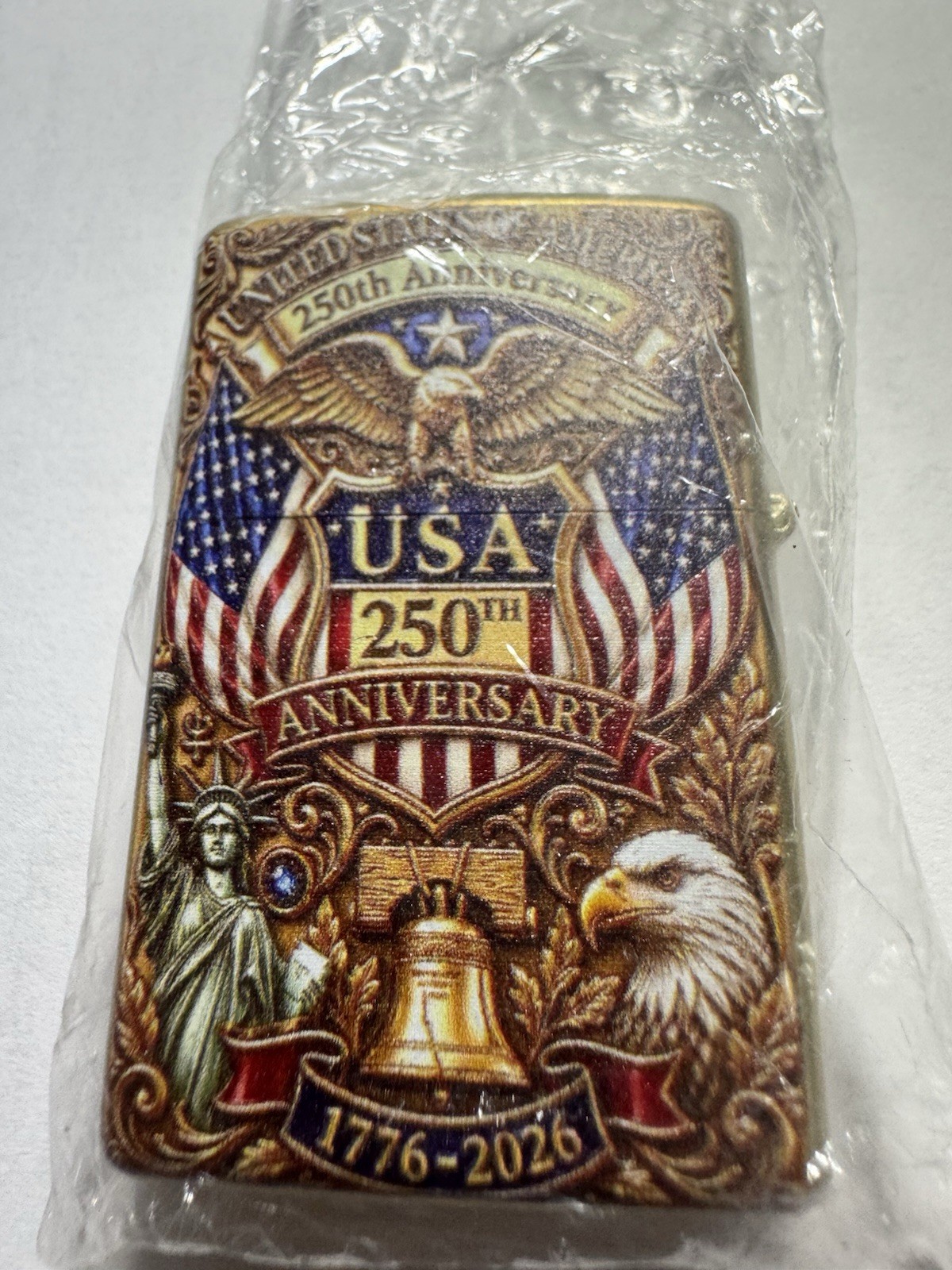 Happy Birthday America 250th Anniversary Patriotic Lighter 1776-2026 Happy Birthday America 250th Anniversary Patriotic Lighter 1776-2026
