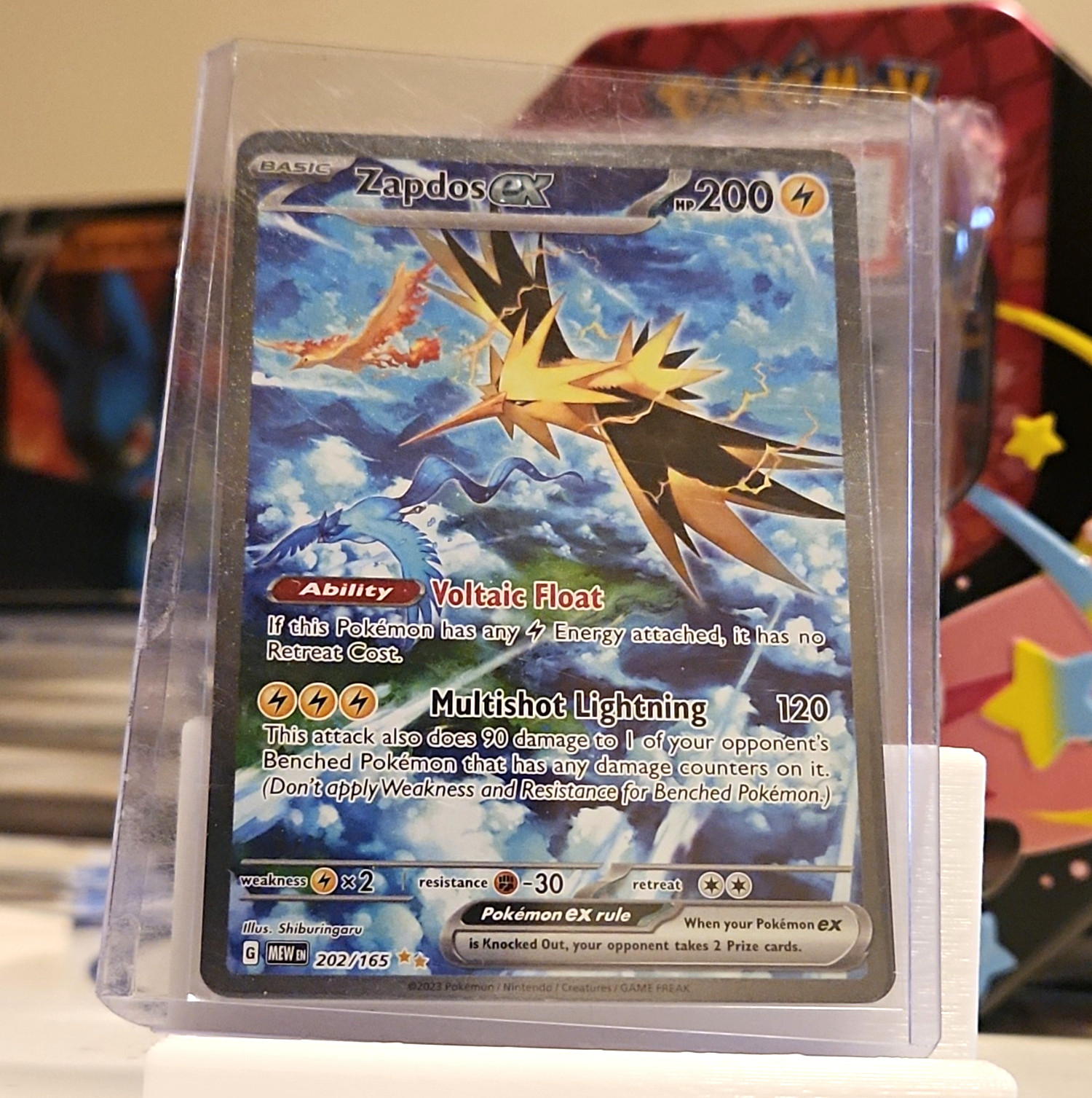 Pokemon 151 Zapdos Ex 202/165 Pokemon 151 Zapdos Ex 202/165