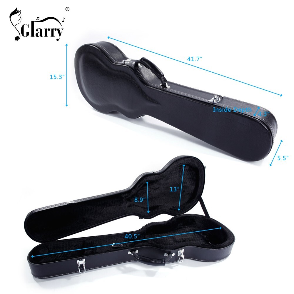 US Electric Guitar Hard Case for GLP  Electric Guitar Microgroove Bulge Surface
