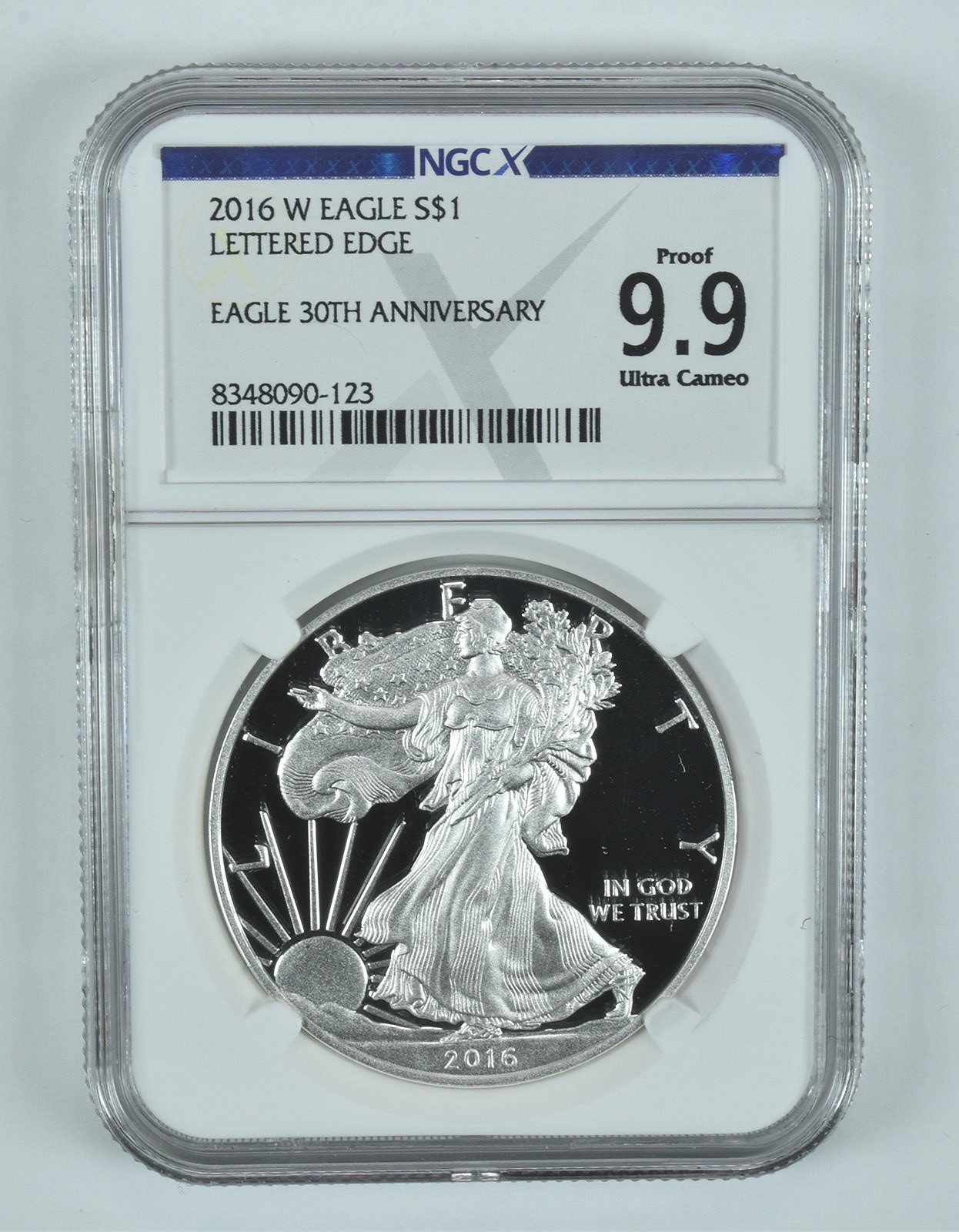 2016-W American Silver Eagle Proof 9.9 UCAM NGC X NGCX 2016-W American Silver Eagle Proof 9.9 UCAM NGC X NGCX