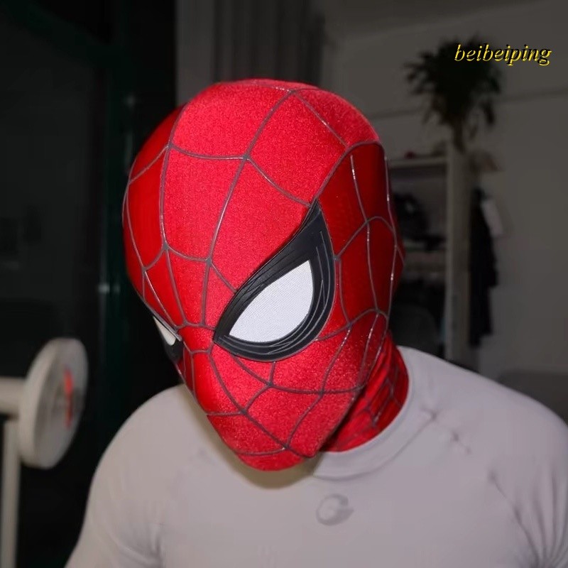 Spider-Man 4 Brand New Day Mask w/ Straps Headgear Faceshell Eyes Cosplay Props
