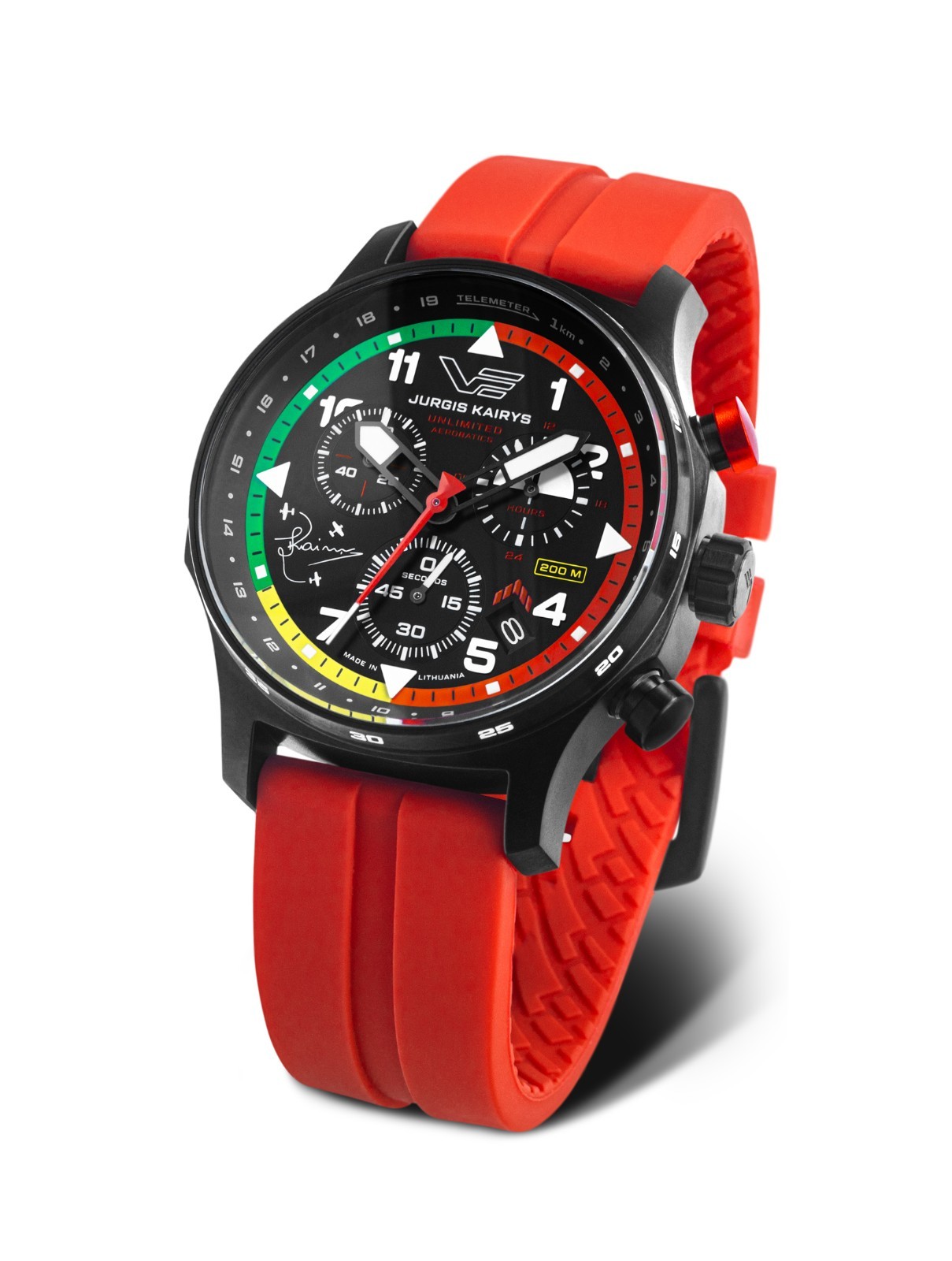 Vostok-Europe Jurgis Kairys VK68-592C775 Mecha-Quartz Chronograph LE 500 NEW