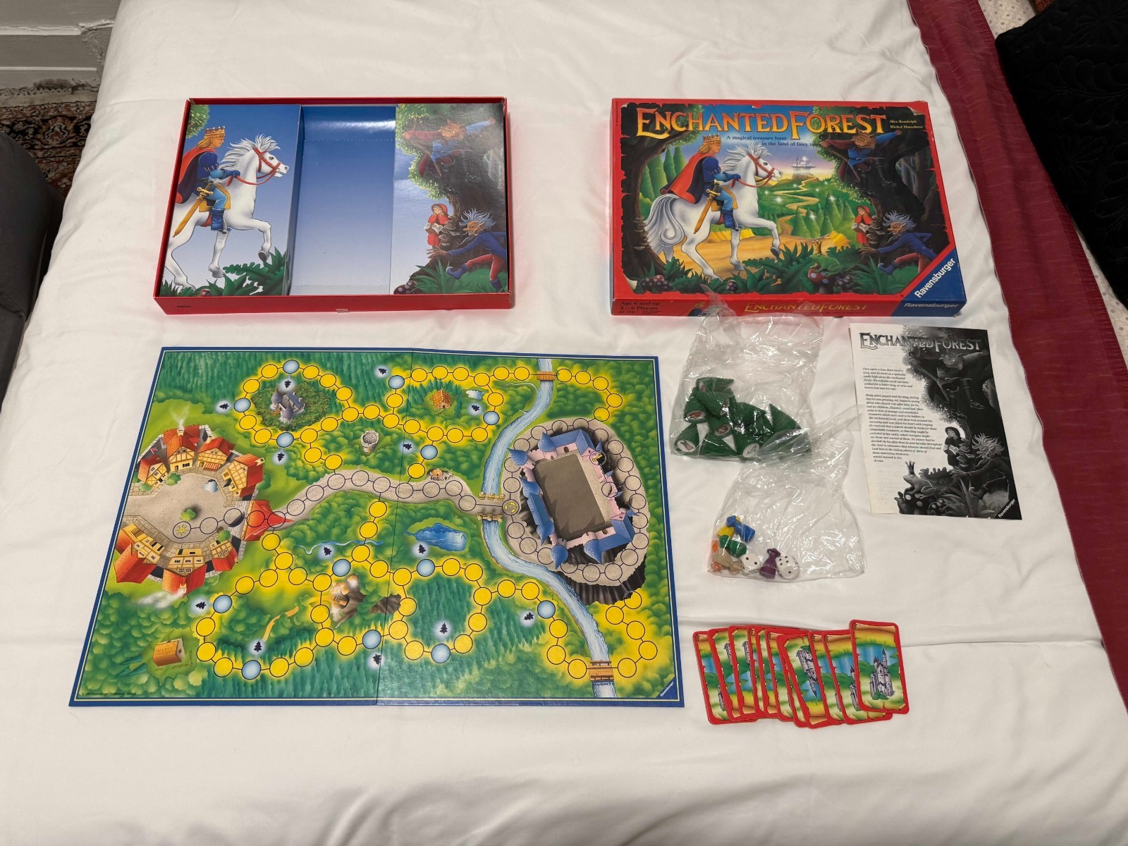 Vintage - Enchanted Forest Board Game Vintage 1994 By Ravensburger, Complete