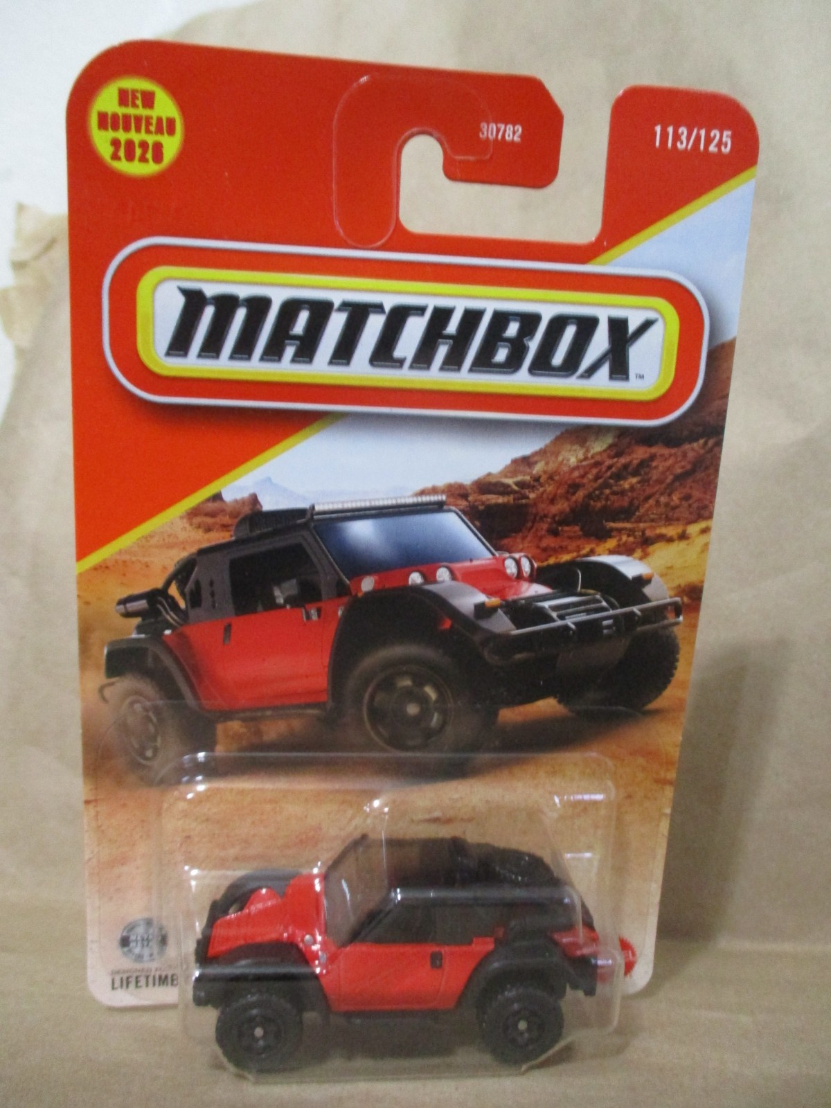 Matchbox 1-125 series #113 Glickenhaus SCG Boot in Red  1:64 Scale Diecast
