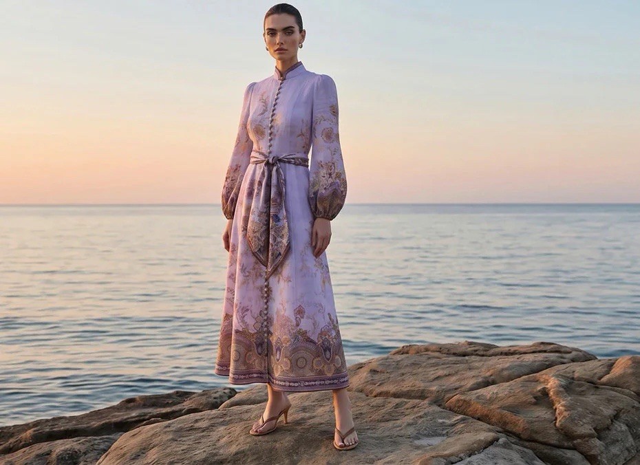 Zimmermann Luna Button Midi Dress $ 1150 Size 1 Zimmermann Luna Button Midi Dress $ 1150 Size 1