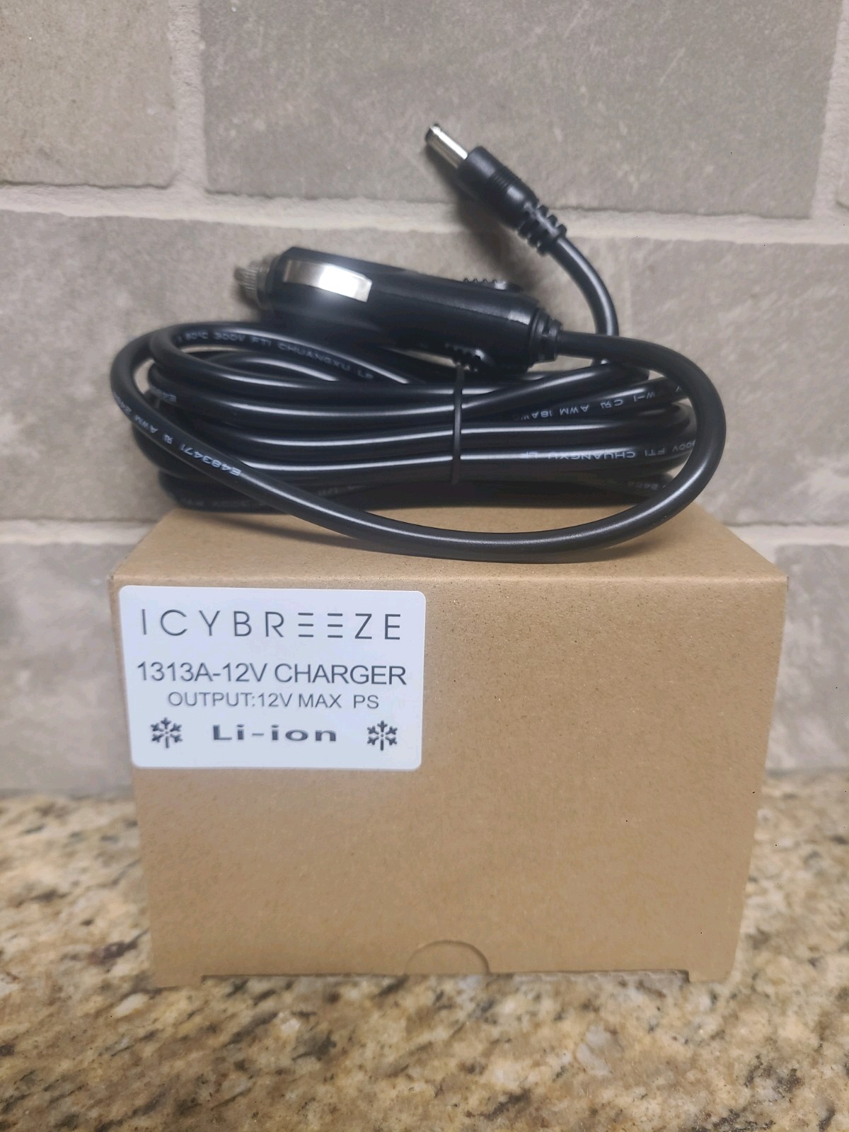 Icybreeze Cooler- OEM 12V Car Charger Brand New 12v Power Cord- Icybreeze Cooler- OEM 12V Car Charger Brand New 12v Power Cord-