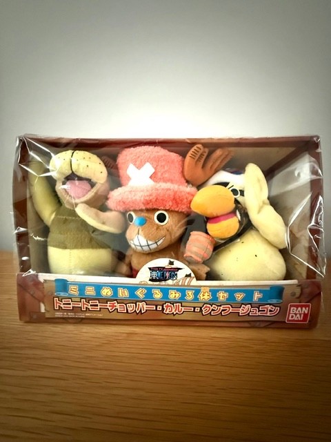 2002 BANDAI ONE PIECE Tony Chopper Plush set - RARE, Great Condition 2002 BANDAI ONE PIECE Tony Chopper Plush set - RARE, Great Condition