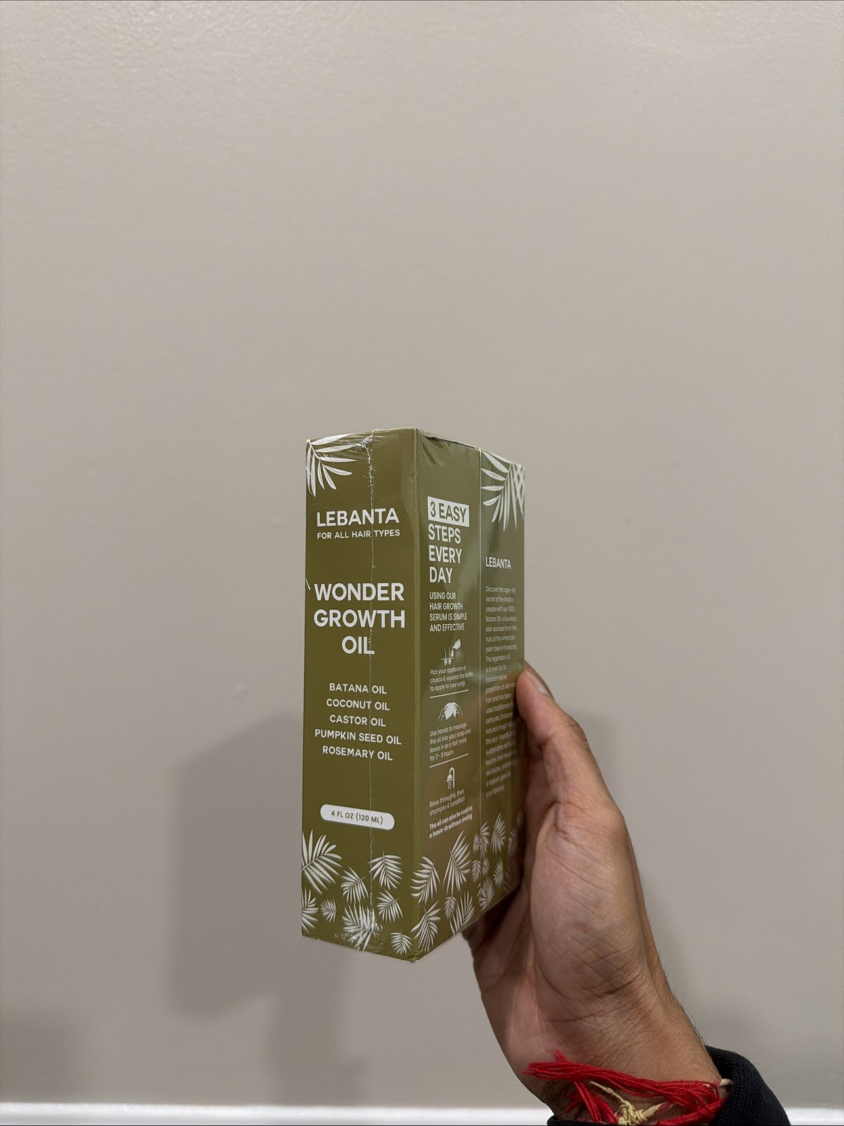 Hair Growth Oil Lebanta Wonder 2 PACK 4 oz each Expires 6/20/28