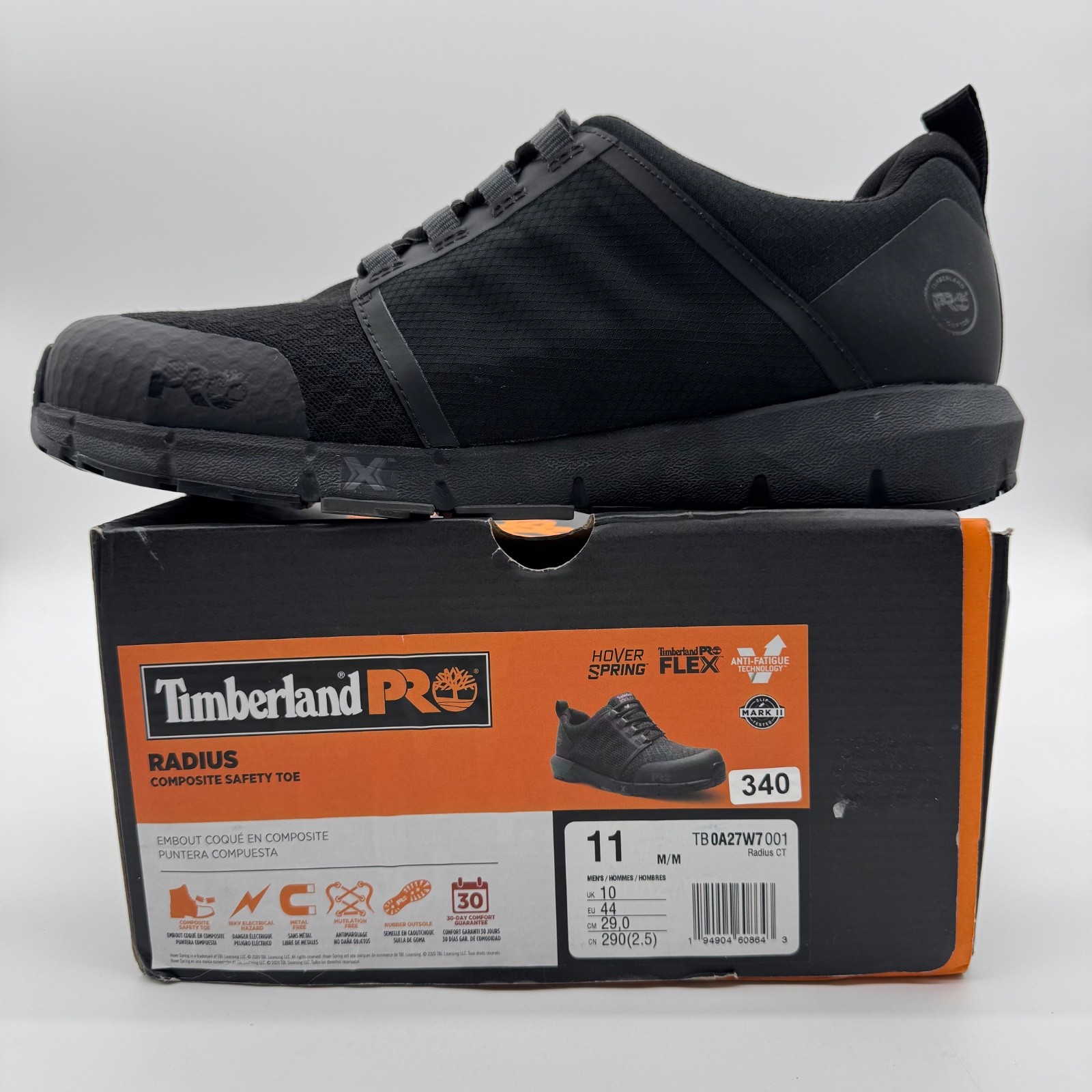 Timberland PRO Men\'s Radius Composite Toe Work Shoe A27W7 Men’s Size 11 NEW