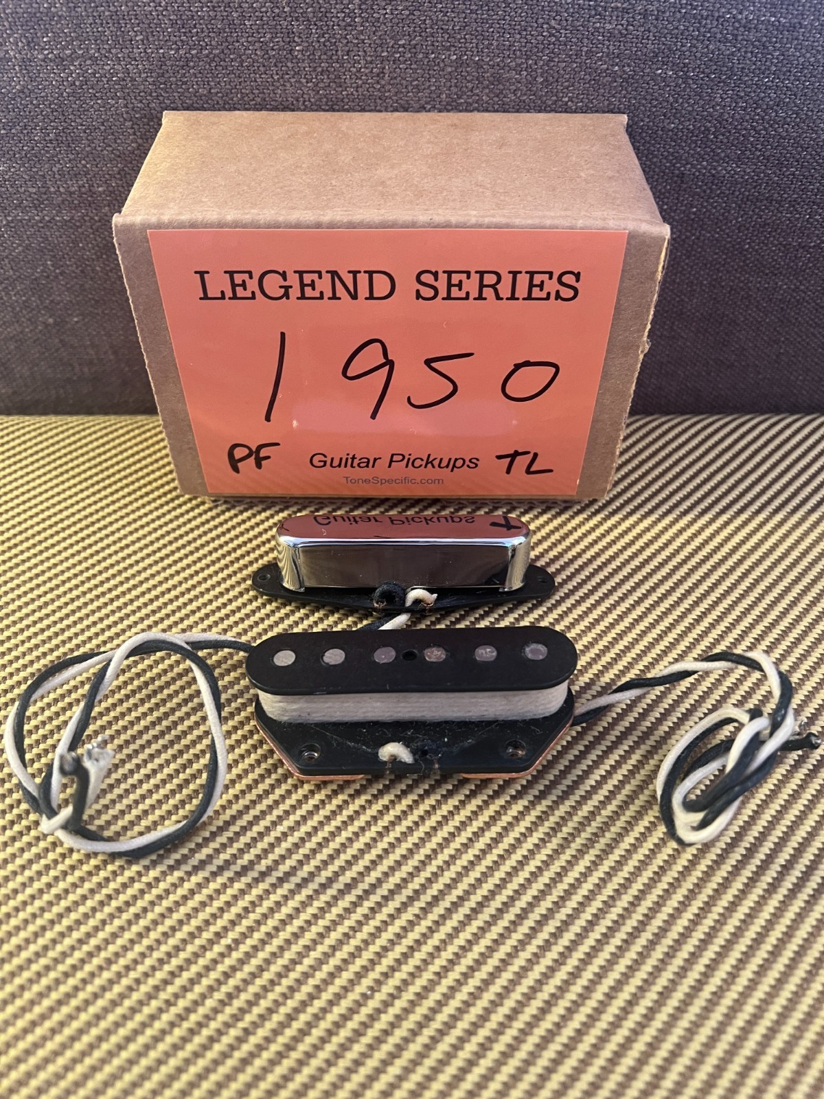 1950 Peter Florance  VOODOO Tele Pickup Set. Tone Specific Legend Sries.